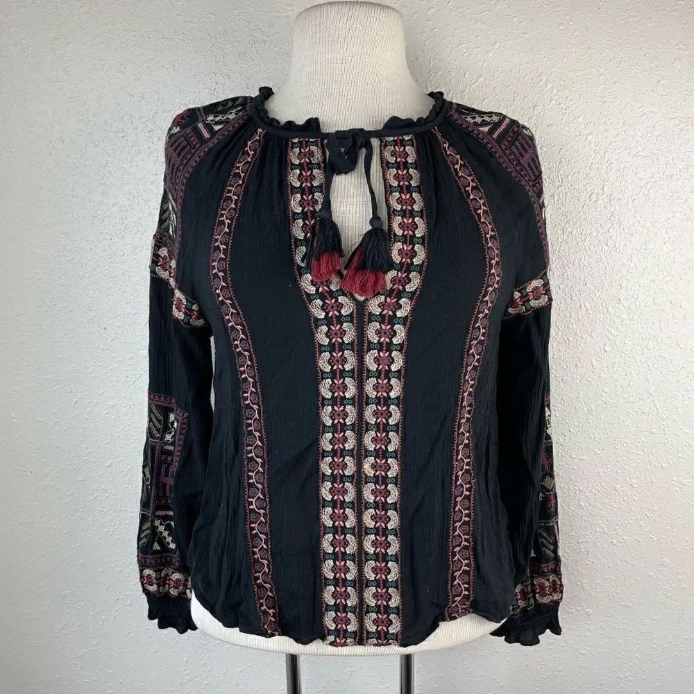American Eagle Boho Tunic Top Size XS EUC